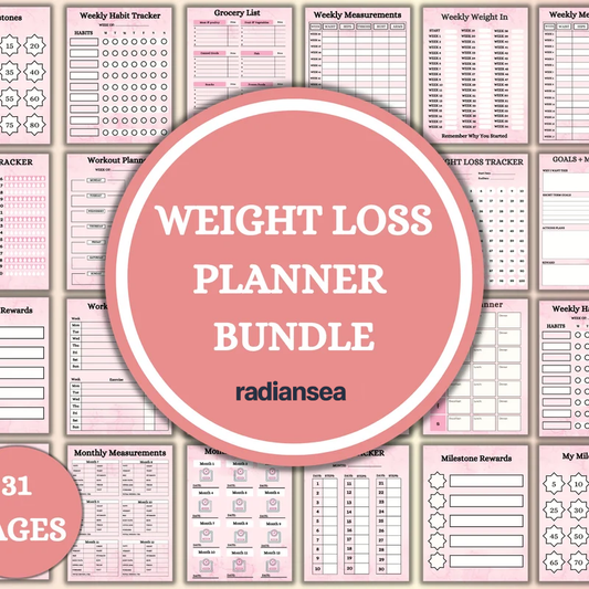 Weight Loss Planner Bundle